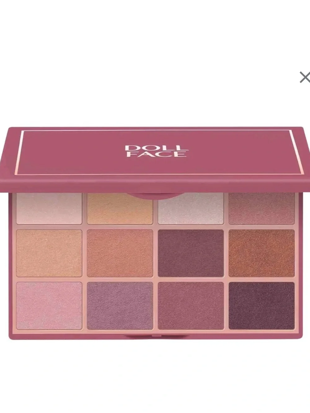 Doll Face 12 shade eyeshadow palette Sirens & Sequins shimmery shine